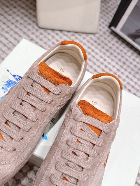 Counterfeit Burberry Knight Runner detail view visual reference