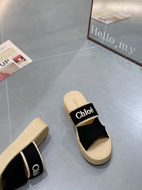 Counterfeit CHANEL Shoes detail view visual reference