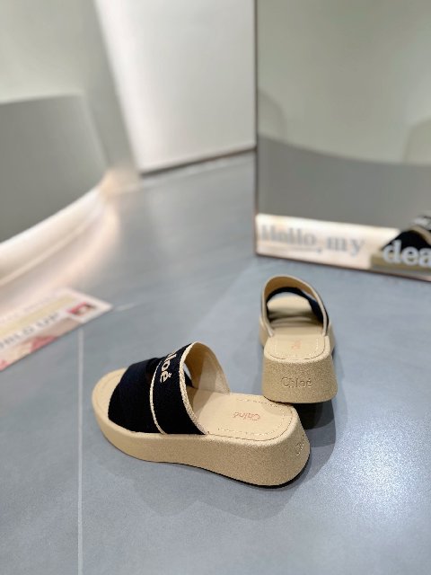 Counterfeit CHANEL Shoes detail view visual reference