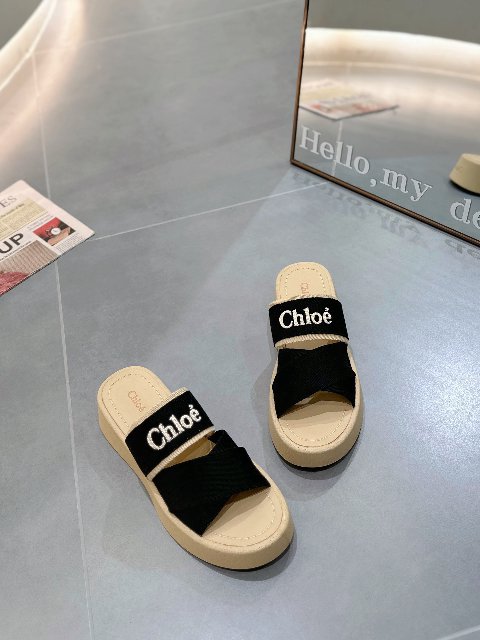 Counterfeit CHANEL Shoes detail view visual reference