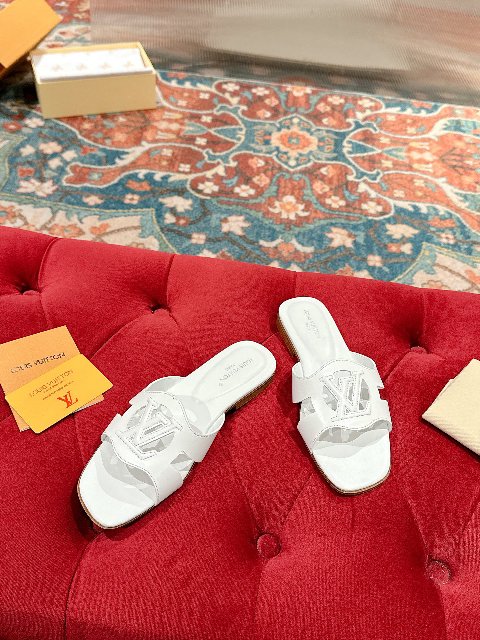 Counterfeit Louis Vuitton Shoes detail view visual reference