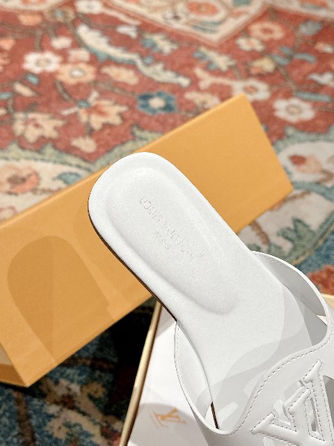 Counterfeit Louis Vuitton Shoes detail view visual reference