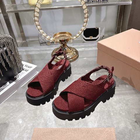 Counterfeit Miu Miu Shoes detail view visual reference