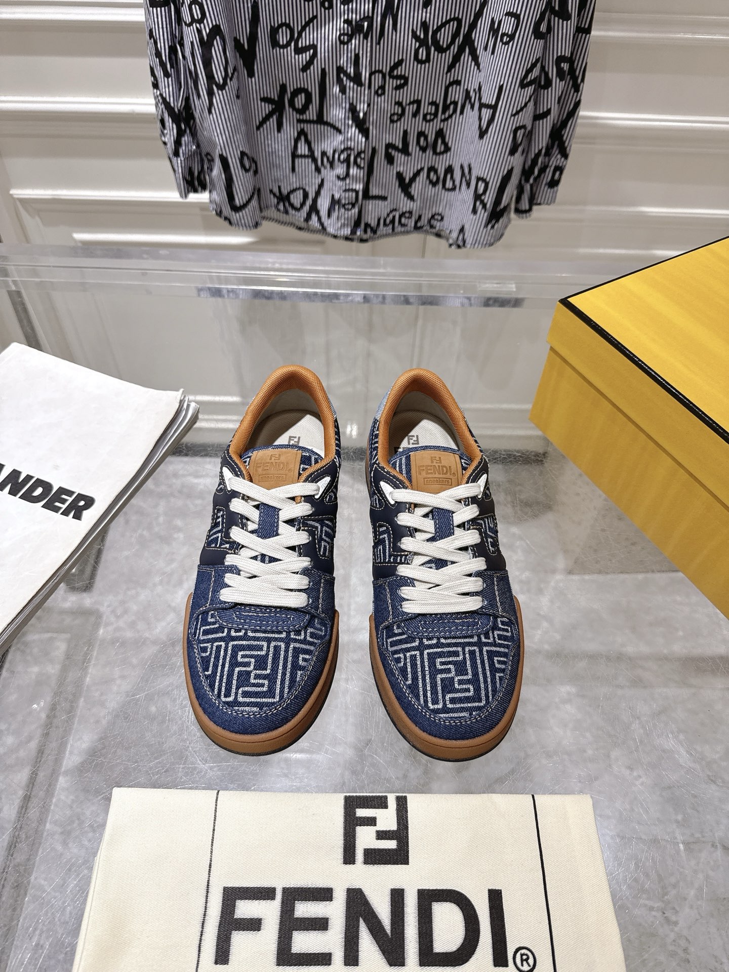 Counterfeit Fendi Match front view visual reference