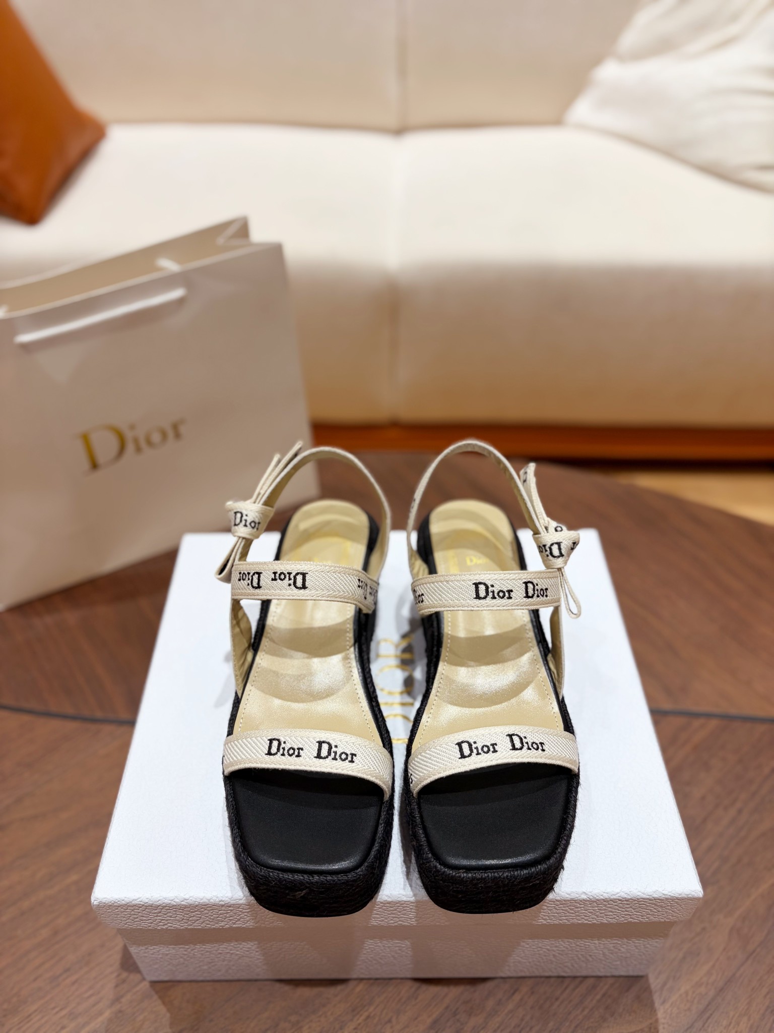 Counterfeit Shoes front view visual reference