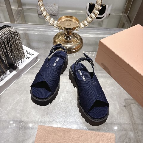 Counterfeit Miu Miu Shoes back view visual reference
