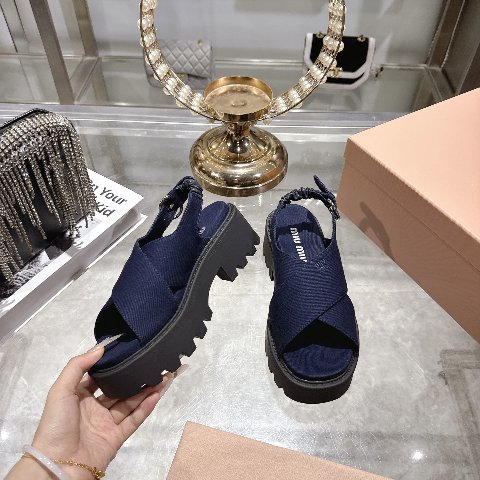 Counterfeit Miu Miu Shoes detail view visual reference