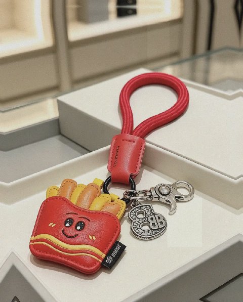 Counterfeit Balenciaga accessories front view visual reference