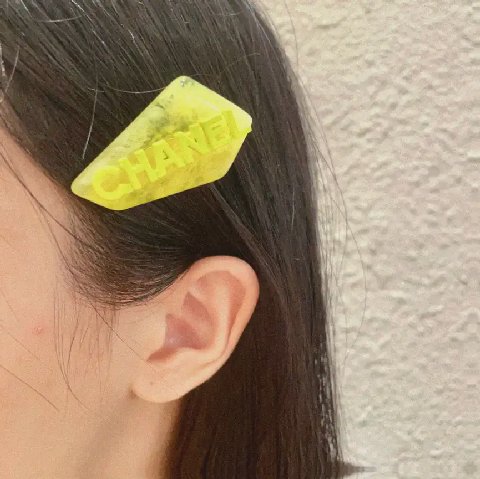 Counterfeit CHANEL accessories back view visual reference