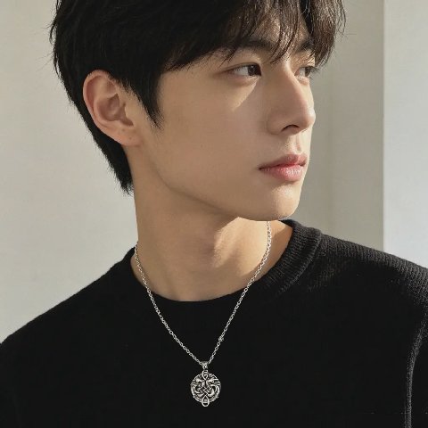 Counterfeit Gucci jewelry back view visual reference