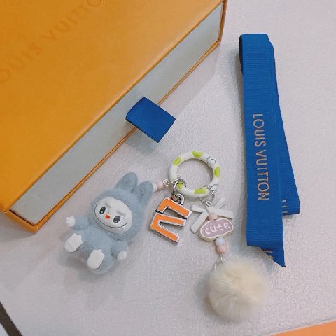 Counterfeit Louis Vuitton accessories detail view visual reference