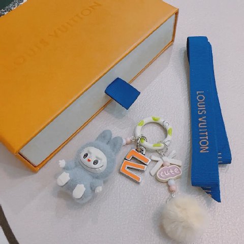 Counterfeit Louis Vuitton accessories detail view visual reference