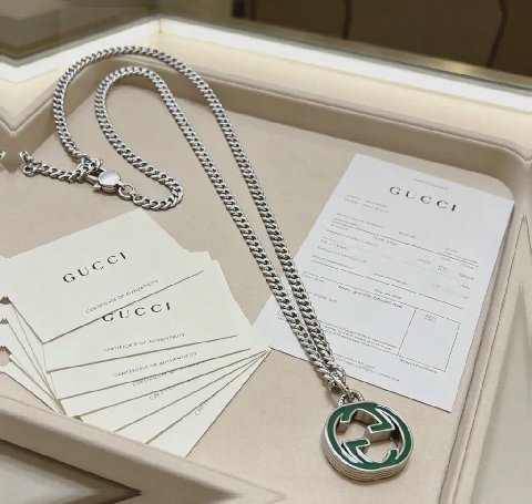 Counterfeit Gucci Anger Forest detail view visual reference