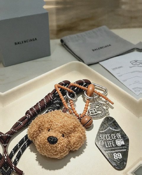 Counterfeit Balenciaga accessories front view visual reference