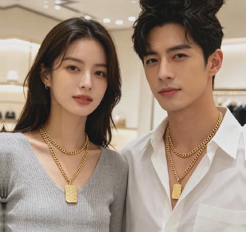 Counterfeit Gucci jewelry detail view visual reference