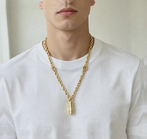 Counterfeit Gucci Anger Forest back view visual reference
