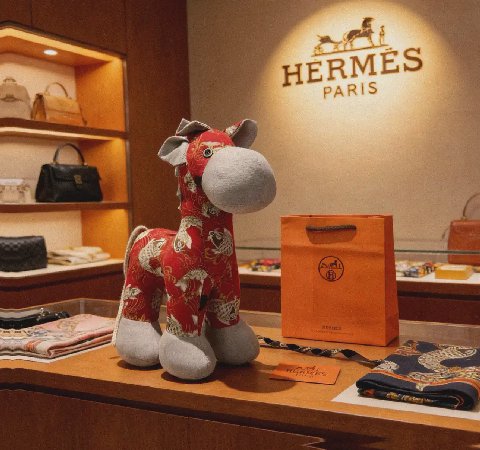 Counterfeit Hermès accessories front view visual reference