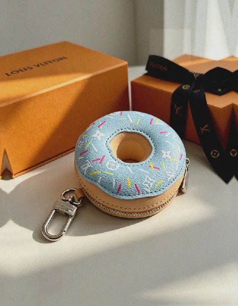 Counterfeit Louis Vuitton accessories detail view visual reference
