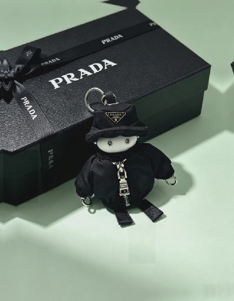 Counterfeit Prada accessories detail view visual reference