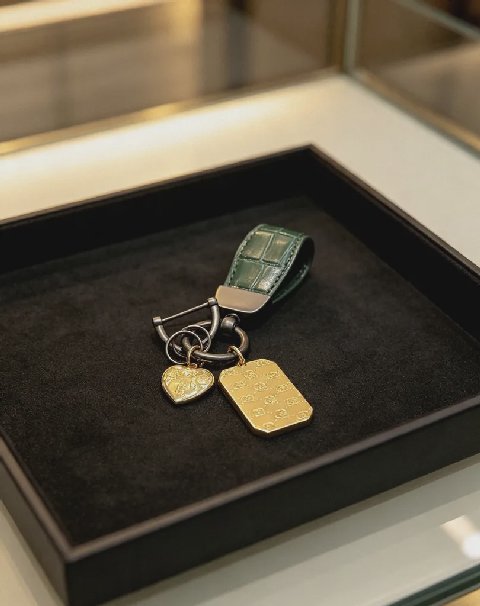 Counterfeit Gucci accessories detail view visual reference
