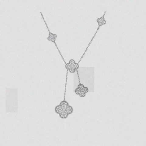 Counterfeit jewelry detail view visual reference