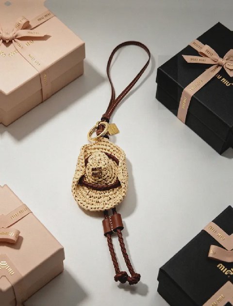 Counterfeit Miu Miu accessories detail view visual reference