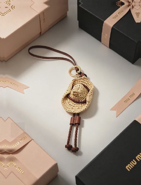Counterfeit Miu Miu accessories detail view visual reference
