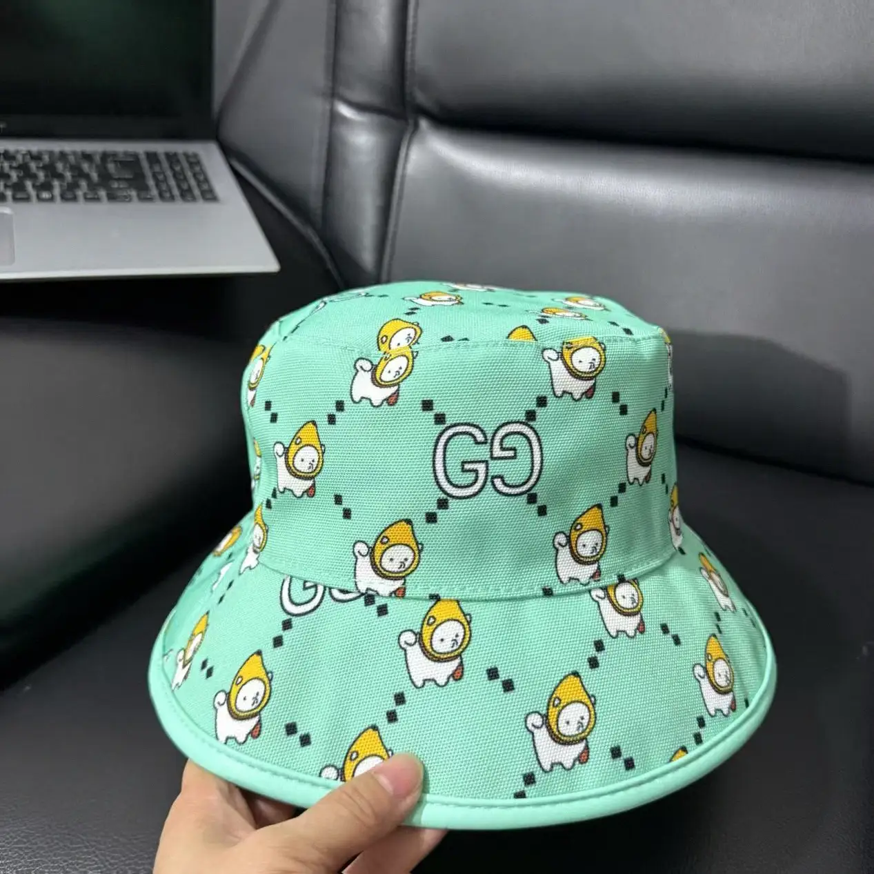 Counterfeit Gucci P45 front view visual reference