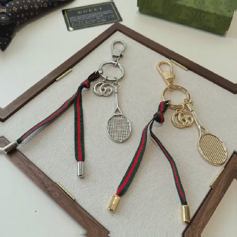 Counterfeit Gucci accessories back view visual reference